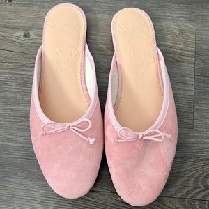 J.Crew Zoe Ballet Mule Flats in Pink